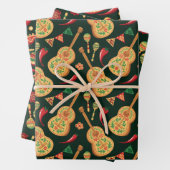 Mexican Cinco De Mayo Pattern Geschenkpapier Set (Beispiel)