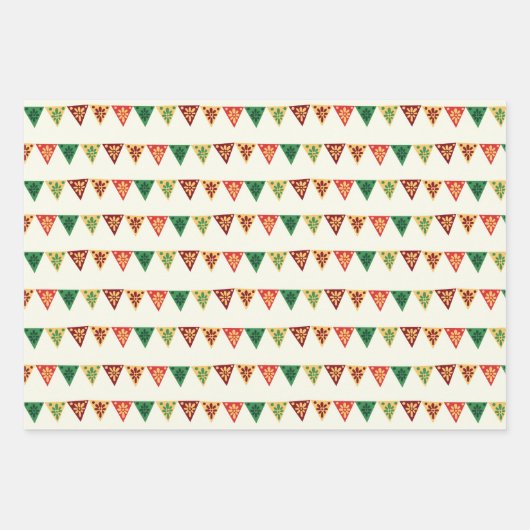 Mexican Cinco De Mayo Pattern Geschenkpapier Set (Vorderseite 2)