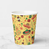 Mexican Cinco De Mayo Pattern Pappbecher (Links)