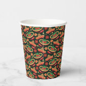 Mexican Cinco De Mayo Pattern Pappbecher (Rechts)