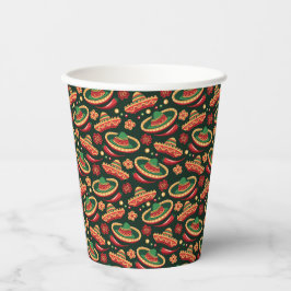 Mexican Cinco De Mayo Pattern Pappbecher