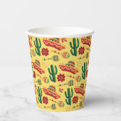 Mexican Cinco De Mayo Pattern Pappbecher (Vorderseite)