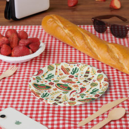 Mexican Cinco De Mayo Pattern Pappteller