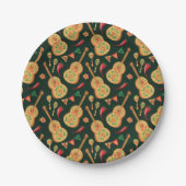 Mexican Cinco De Mayo Pattern Pappteller (Vorderseite)
