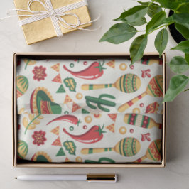 Mexican Cinco De Mayo Pattern  Seidenpapier