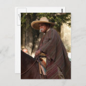 Mexican Cowboy Postcard Postkarte (Vorne/Hinten)
