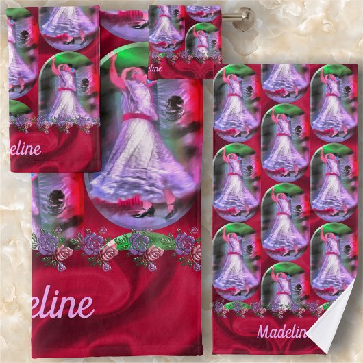 Mexican Dancer 0175 Badhandtuch Set