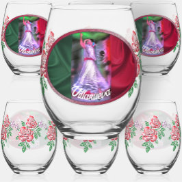 Mexican Dancer 0175 Weinglas Ohne Stiel