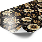 Mexican Dead and Floral Art Fotodruck (Ecke)