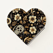 Mexican Dead and Floral Art Notizblock (Rückseite)