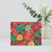 Mexican design feiertagspostkarte (Stehend Vorderseite)