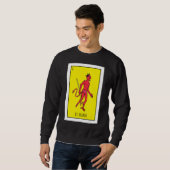 Mexican Devil Lottery The Devil Card Mexican Lott Sweatshirt (Vorne ganz)