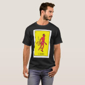 Mexican Devil Lottery The Devil Card Mexican Lott T-Shirt (Vorne ganz)
