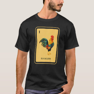 Mexican El Gallito Traditionelle Rooster Bingo Car T-Shirt