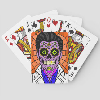 Mexican Elvis Stained Glass Playing Cards Spielkarten