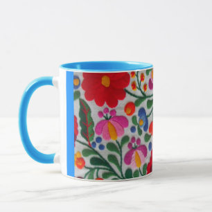 Mexican Embroidery Coffee Tasse Tee Cup
