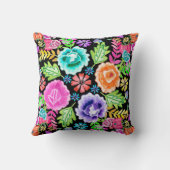 Mexican Embroidery Mis XV Recuerdo 16" Pillow Kissen (Rückseite)