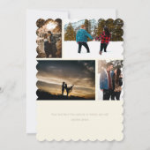 Mexican Fantail Doves Papel Picado Collage Einladung (Rückseite)