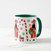 Mexican Feliz Navidad Santa Tasse (VorderseiteRechts)