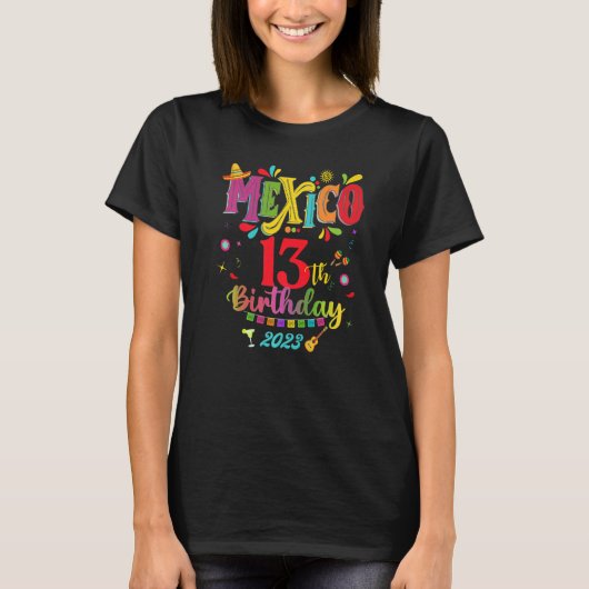 Mexican Fiesta 50 th Bday Matching Group 7 T-Shirt (Vorderseite)