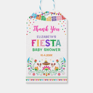 Mexican Fiesta Baby Shower Brautparty Favoriten Geschenkanhänger