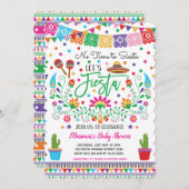 Mexican Fiesta Baby Shower Cactus Invitation Einladung (Vorne/Hinten)