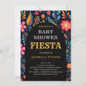 Mexican Fiesta Baby Shower Einladung (Vorderseite)