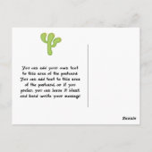 Mexican Fiesta Birthday Danke, Postcard Postkarte (Rückseite)