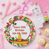 Mexican Fiesta Birthday (jede Gelegenheit) Amigos Pappteller (Party)