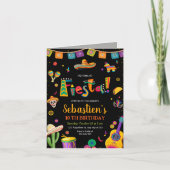 Mexican Fiesta Birthday Party, Cinco De Mayo party Einladung (Vorderseite)