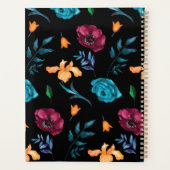 Mexican Fiesta Blume Black Wedding Planner Planer (Rückseite)