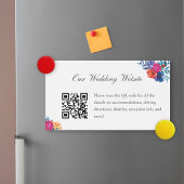 Mexican Fiesta Blume Wedding Details Magnet Card