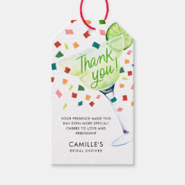 Mexican Fiesta Brautparty Danke, dass Sie das Etik Geschenkanhänger