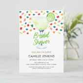 Mexican Fiesta Bridal Fiesta Einladung zur Dusche (Stehend Vorderseite)