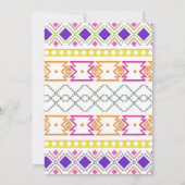 Mexican Fiesta Bridesmaids Luncheon Einladung (Rückseite)