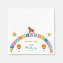 Mexican Fiesta Cactus 1. Geburtstag Serviette