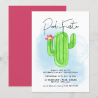 Mexican Fiesta Cactus Pool Party jedes Lebensalter