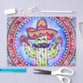 Mexican Fiesta Cinco de Mayo Blue Red Decoupage Seidenpapier (Handwerk)