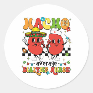 Mexican Fiesta Cinco De Mayo Rn Nacho Durchschnitt Runder Aufkleber