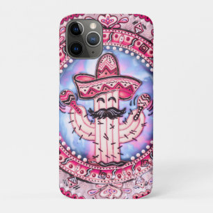 Mexican Fiesta Cinco de Mayo Sombrero Pink Blue Case-Mate iPhone Hülle