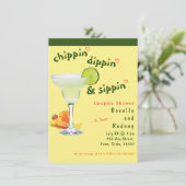 Mexican Fiesta Couples Dusche 🎉 Margarita Party Einladung (Stehend Vorderseite)