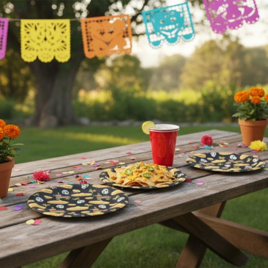 Mexican Fiesta & Día de Muertos Paper Tellers Pappteller