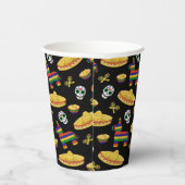 Mexican Fiesta & Día de Muertos Pappbecher (Rechts)