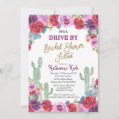 Mexican Fiesta Drive by Bridal Dusche Einladung (Vorderseite)