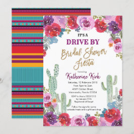 Mexican Fiesta Drive by Bridal Dusche Einladung