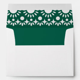 Mexican Fiesta Emerald Papel Picado Boho Wedding