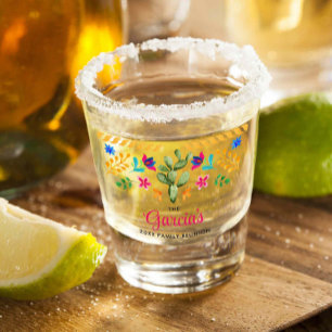 Mexican Fiesta Family Wiedersehen Keepake Schnapsglas