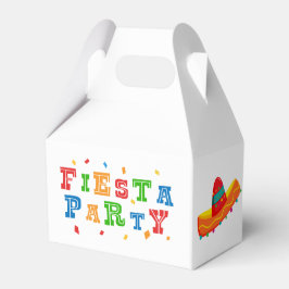 Mexican Fiesta Favor Box Geschenkschachtel