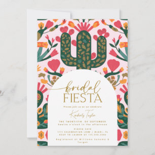 Mexican Fiesta Floral Bridal Fiesta Dusche Einladung