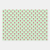 Mexican Fiesta Floral Party Maracas Cactus Geschenkpapier Set (Vorderseite 2)